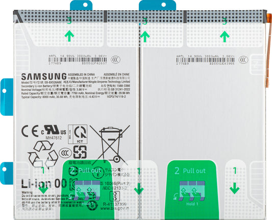 Accu Samsung Galaxy Tab S10 FE, EB-BX526ABE, Service Pack GH82-37144A