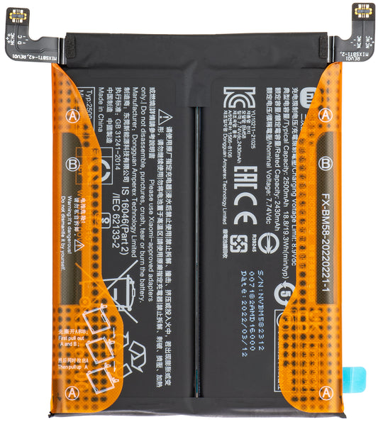 Batterij Xiaomi 11T Pro, BM58, Service Pack 460200008M1G