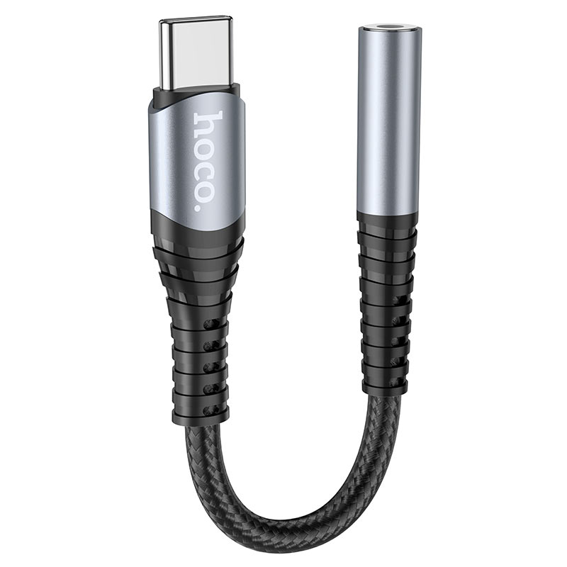USB-C Audio Adapter - 3,5 mm HOCO LS33, Grijs
