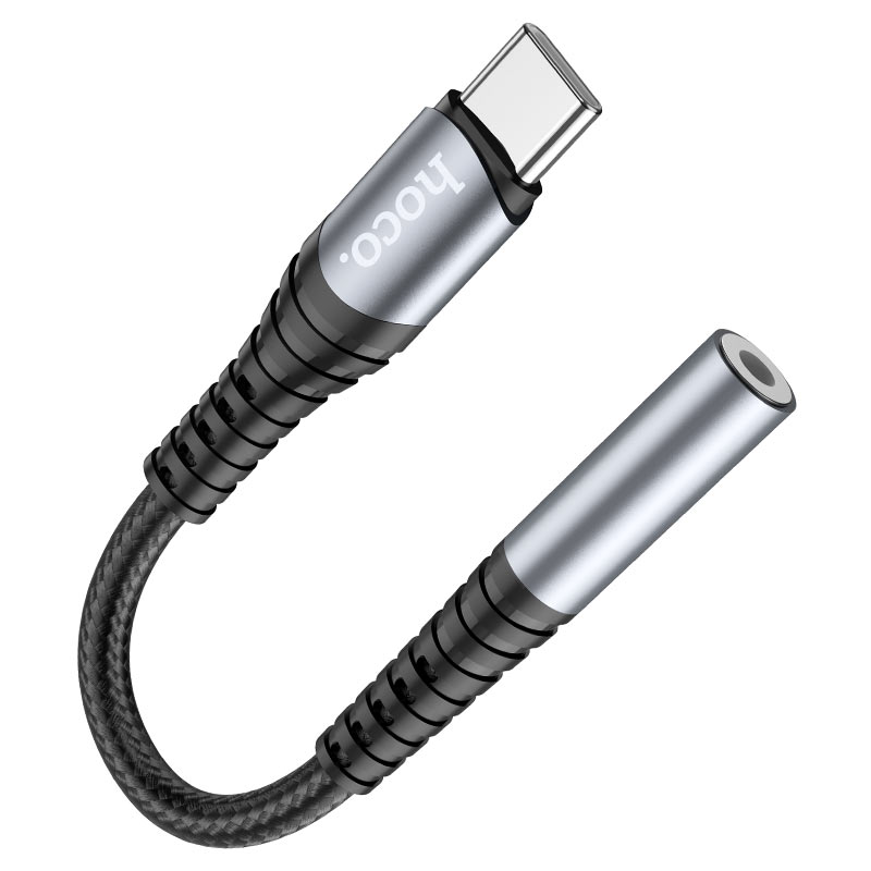 USB-C Audio Adapter - 3,5 mm HOCO LS33, Grijs