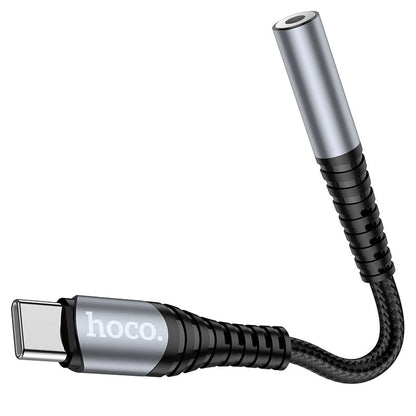 USB-C Audio Adapter - 3,5 mm HOCO LS33, Grijs