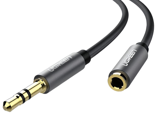 Adaptateur Audio 3.5mm - 3.5mm UGREEN AV118, 0.5m, Noir