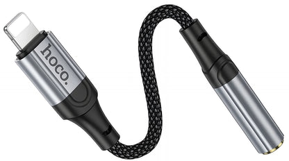 Audioadapter Lightning - 3,5 mm HOCO LS36A, Grau