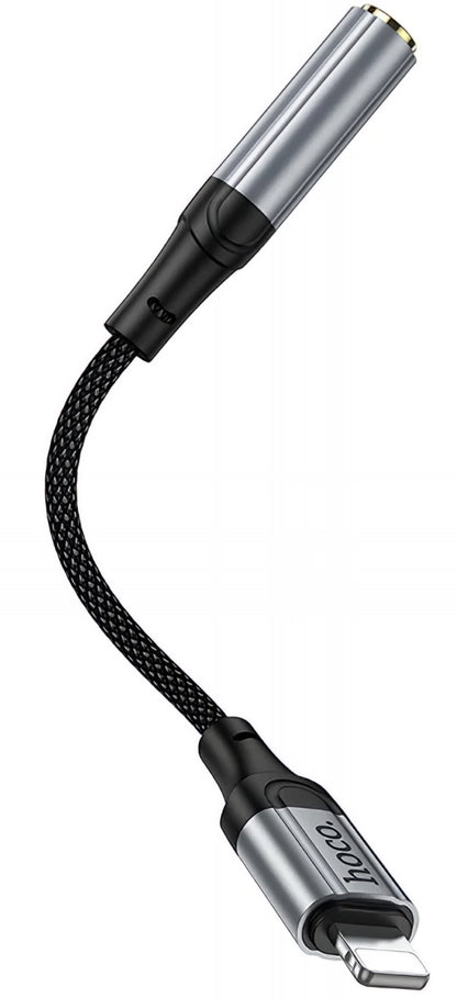 Audioadapter Lightning - 3,5 mm HOCO LS36A, Grau