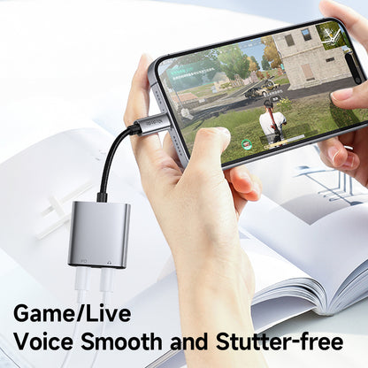 Adaptateur Audio Lightning - Lightning / Lightning McDodo CA-5560 Wales, Gris