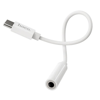 USB-C naar 3,5mm Audio-adapter HOCO LS30, Wit