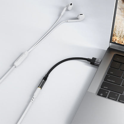 Audio Adapter Acefast J13, USB-A - 3,5 mm, Zwart