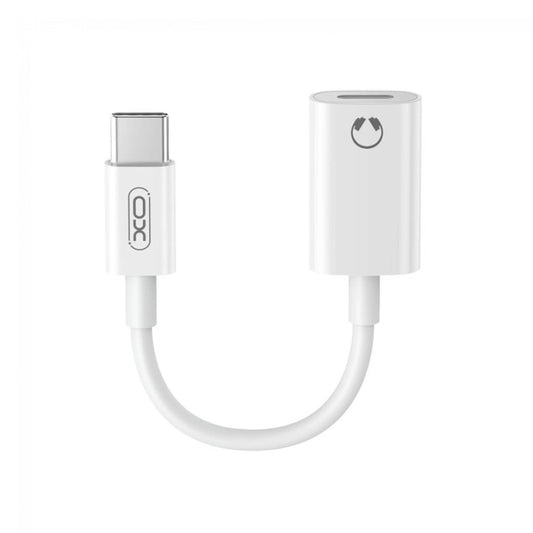 Adaptateur Audio USB-C - Lightning XO Design NB-R268B, Blanc