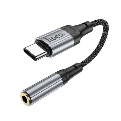 USB-C to 3.5mm Audio Adapter HOCO LS36, Gray