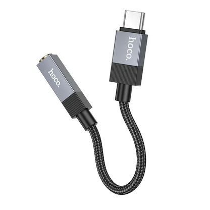 USB-C Audio Adapter - 3,5 mm HOCO UPA32C, Schwarz