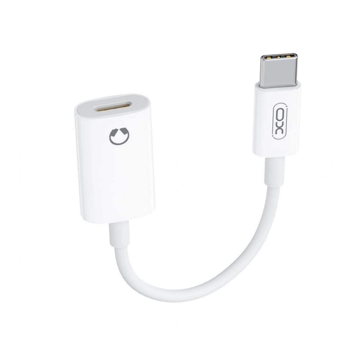 Audio Adapter USB-C - Lightning XO Design NB-R268B, Wit