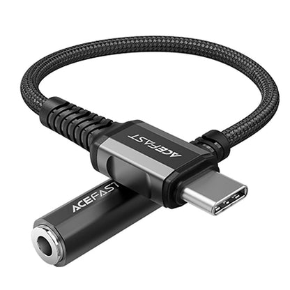 Audioadapter USB-C - 3,5 mm Acefast C1-07, Schwarz