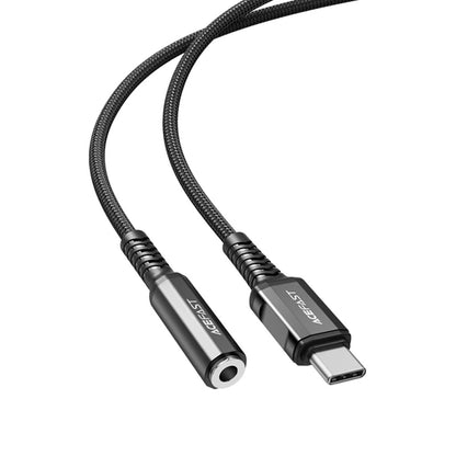 Audioadapter USB-C - 3,5 mm Acefast C1-07, Schwarz
