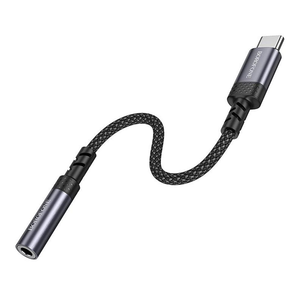 USB-C Audio Adapter - 3,5mm Borofone BV24, Grau