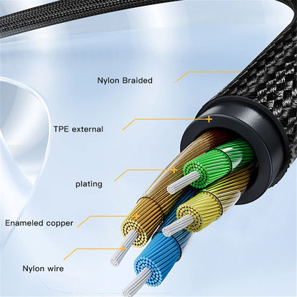 Audioadapter USB-C - 3.5mm Yesido YAU38, Schwarz