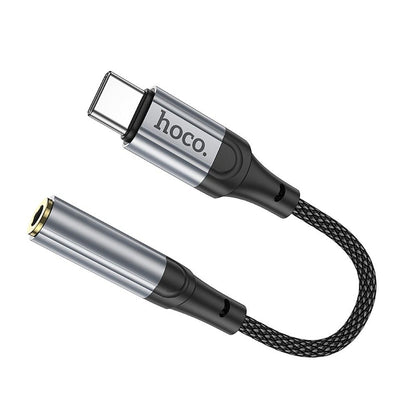 USB-C to 3.5mm Audio Adapter HOCO LS36, Gray