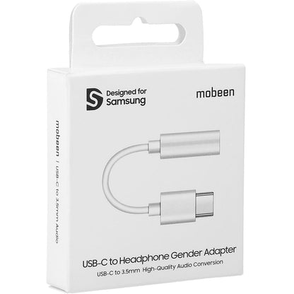 Audioadapter USB-C - 3,5mm Mobeen von Samsung, Weiß GP-TGU023AEAWW