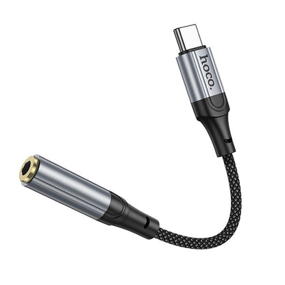 USB-C to 3.5mm Audio Adapter HOCO LS36, Gray
