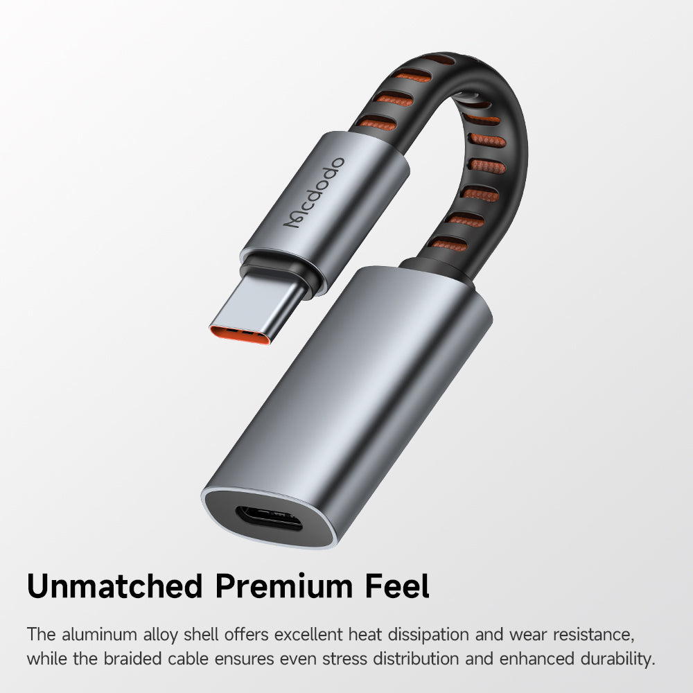 Audio Adapter USB-C - Lightning McDodo CA-4870, Grijs