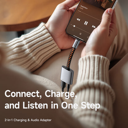 Adaptateur Audio USB-C - USB-C / 3.5mm McDodo CA-3120, Gris