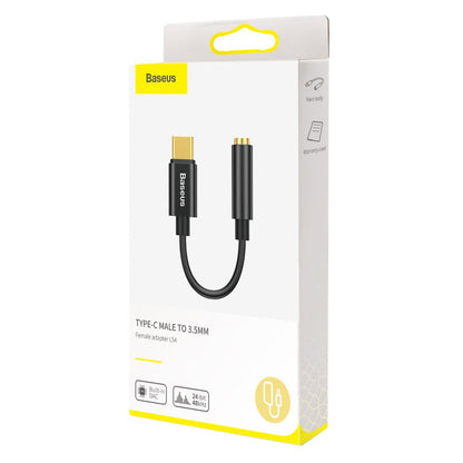 Adaptateur audio USB-C - 3,5 mm Baseus L54, noir CATL54-01