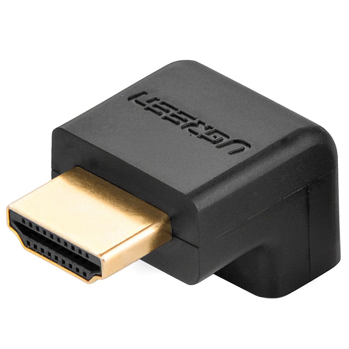 Video Adapter UGREEN HD112 Down Angle, HDMI - HDMI, 4K, Zwart