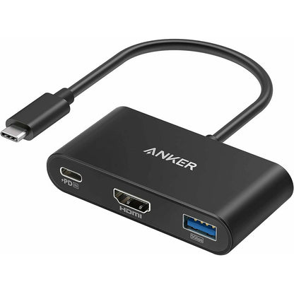 Audio- und Videoadapter USB-C - USB-C / HDMI / USB-A Anker PowerExpand, Schwarz A8339HA1