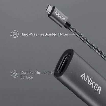 USB-C to HDMI Audio and Video Adapter Anker PowerExpand+, Gray A83120A1