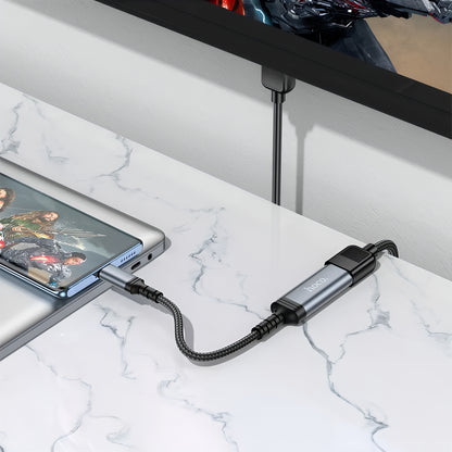 Audio- und Videoadapter USB-C - HDMI HOCO UA43A, Grau