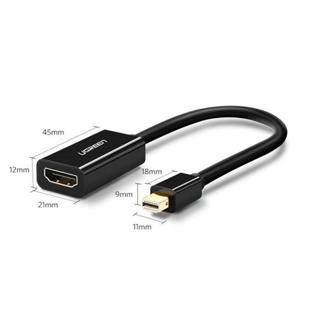 Videoadapter UGREEN MD112 (10461), MiniDisplayPort - HDMI, Schwarz