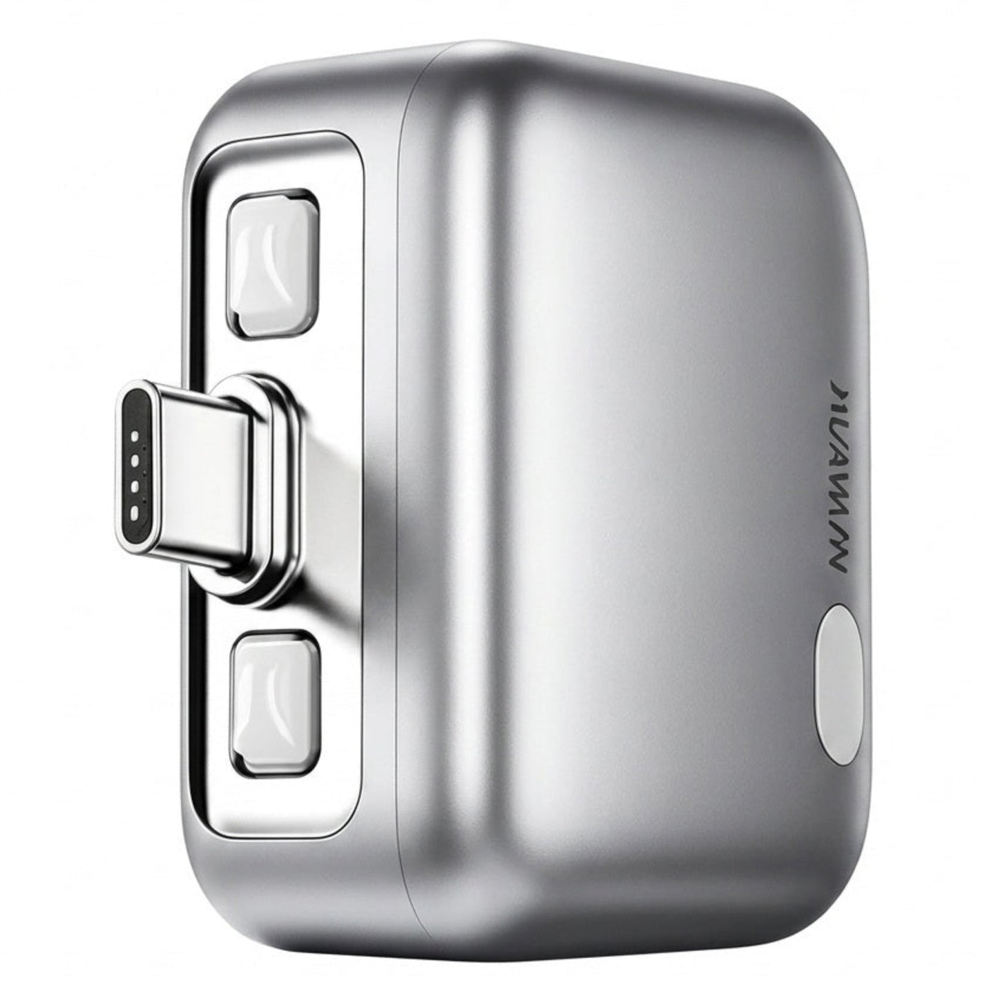 Auto Disconnect USB-C Adapter KUWAJIA KH-51 voor Voeding met Automatische Uitschakeling en Batterijbescherming, Zilver