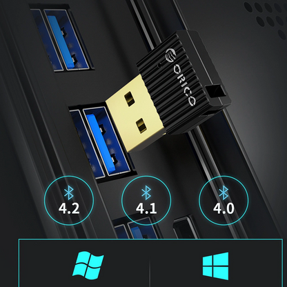 Bluetooth USB Adapter Orico BTA-508, Schwarz