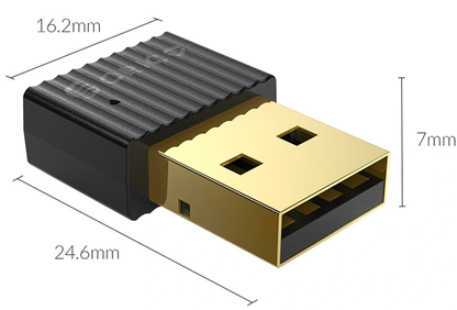 Orico BTA-53 USB Bluetooth-adapter, Zwart