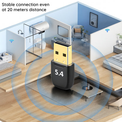 Adaptateur Bluetooth USB Techsuit BlueJet A20, Noir