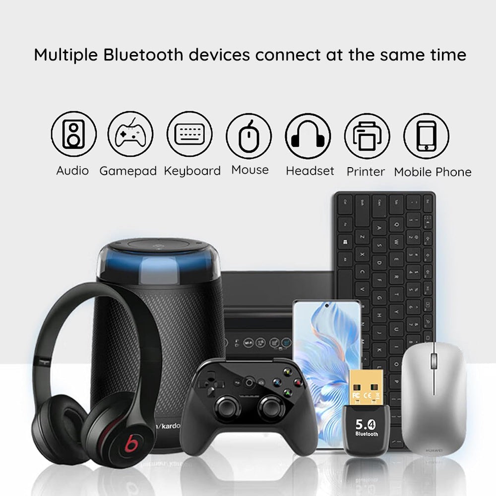 Adaptateur Bluetooth USB Techsuit BlueJet A20, Noir