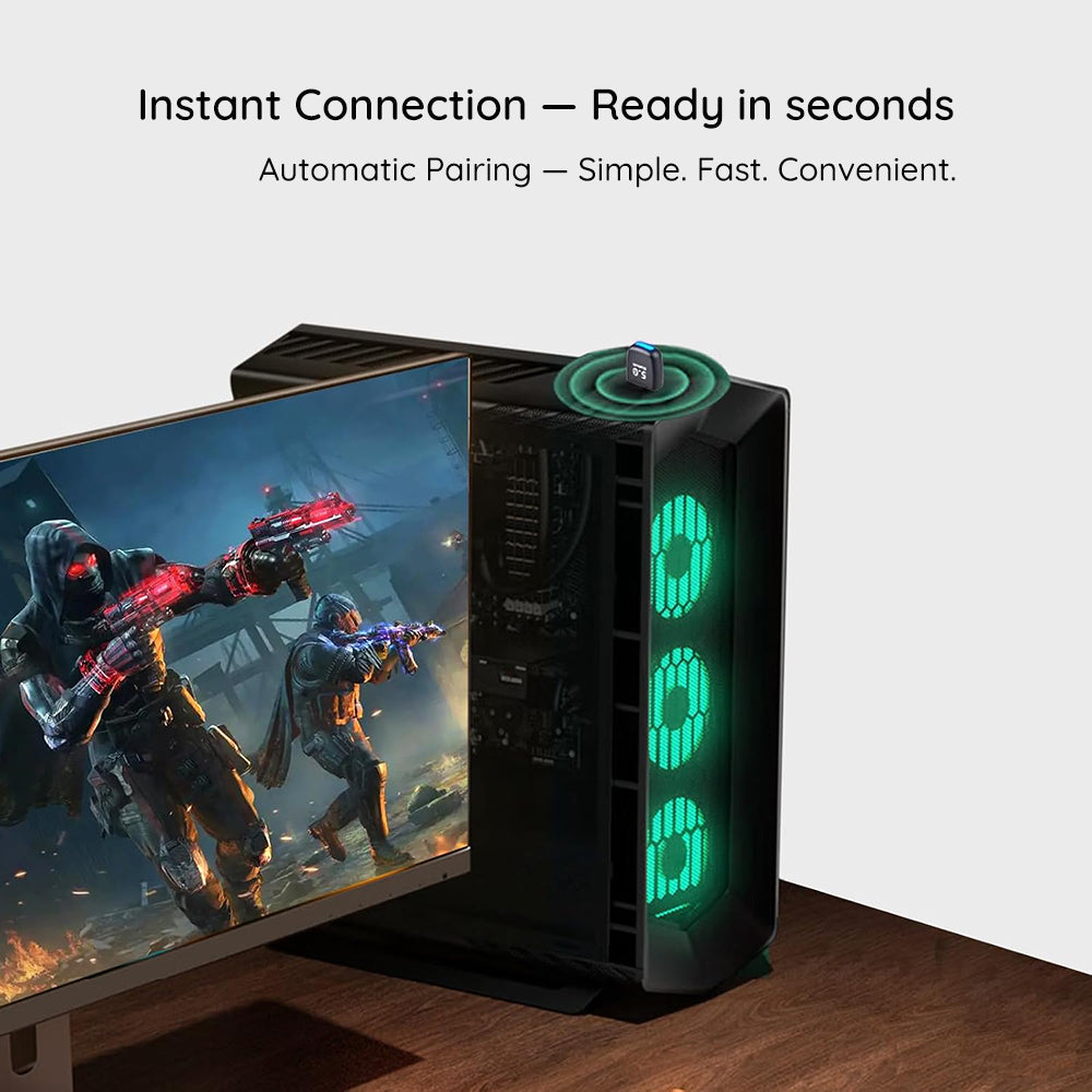 Adaptateur Bluetooth USB Techsuit BlueJet A20, Noir