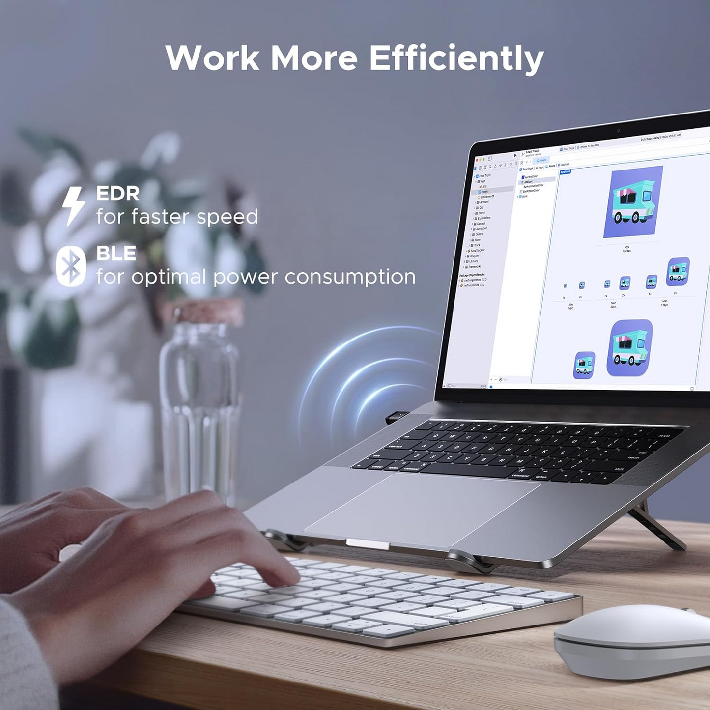 Adaptateur Bluetooth USB UGREEN CM748 (75073), Noir