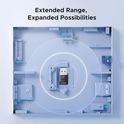 Adaptateur Bluetooth USB UGREEN CM748 (75073), Noir