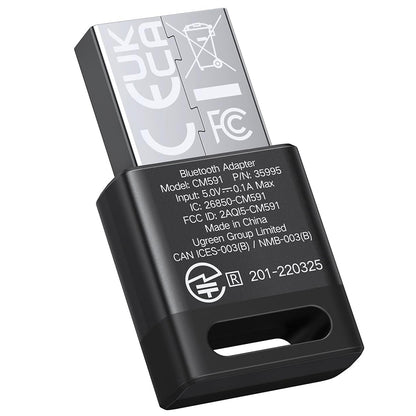Adaptateur Bluetooth USB UGREEN CM591 (35995), Noir