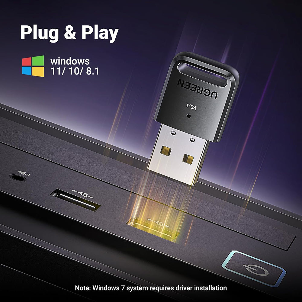 Adaptateur Bluetooth USB UGREEN CM748 (35058), Noir