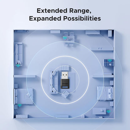 Adaptateur Bluetooth USB UGREEN CM748 (45134), Noir