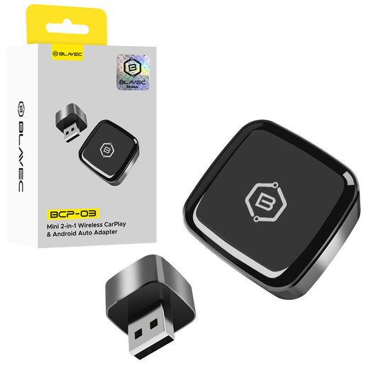Adaptateur Carplay / Android Auto sans fil Blavec BCP-03 pour Apple iPhone / séries Android