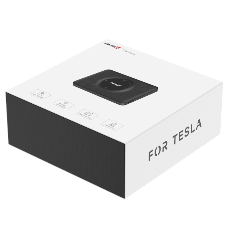 Carplay / Android Auto Wireless Carlinkit Adapter kompatibel mit Tesla Model 3 / X / Y / S für Apple iPhone / Android Serie CPC200-T2C