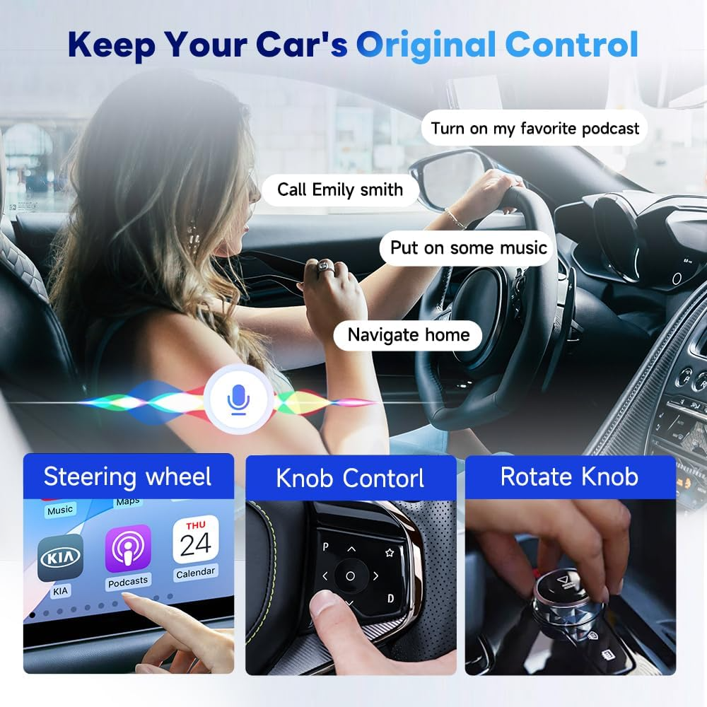 Carplay / Android Auto Draadloze Adapter Carlinkit HD2CP Pro voor Apple iPhone / Android Series