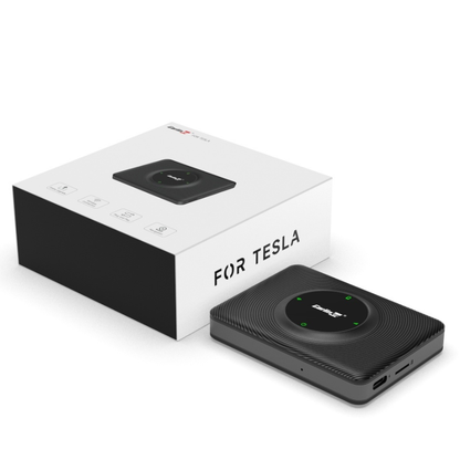 Carplay / Android Auto Wireless Carlinkit Adapter kompatibel mit Tesla Model 3 / X / Y / S für Apple iPhone / Android Serie CPC200-T2C