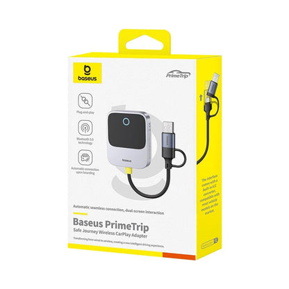Wireless Carplay Adapter Baseus PrimeTrip für Apple iPhone Serie, Wiederverpackt C10745100813-00