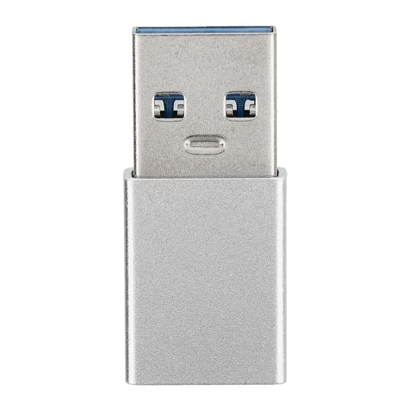 USB-C zu USB-A Daten- und Ladeadapter Blue Star, Weiß