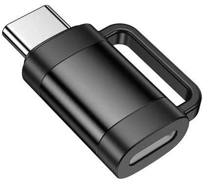 Adaptateur de données et de charge Lightning - USB-C HOCO UA31E, Noir