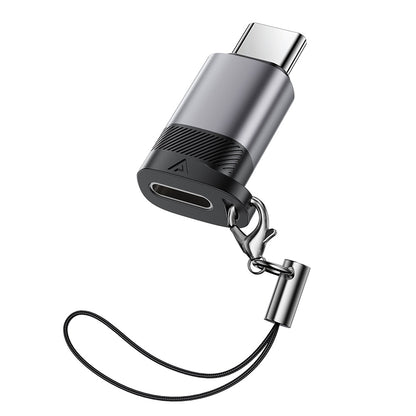 Data- en Oplaadadapter Lightning - USB-C Acefast J19, Grijs