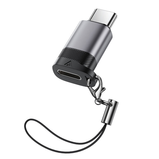 Adaptateur de Données et de Charge Lightning - USB-C Acefast J19, Gris